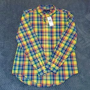Boys Yellow/Blue/Green/Red Ralph Lauren Polo Button Down shirt